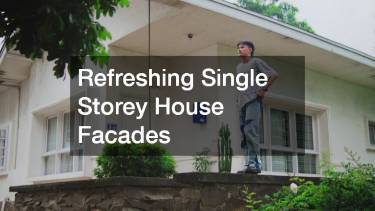 Refreshing Single-Storey House Facades